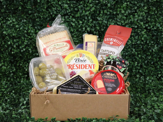 Cheese & Crackers Gift Basket